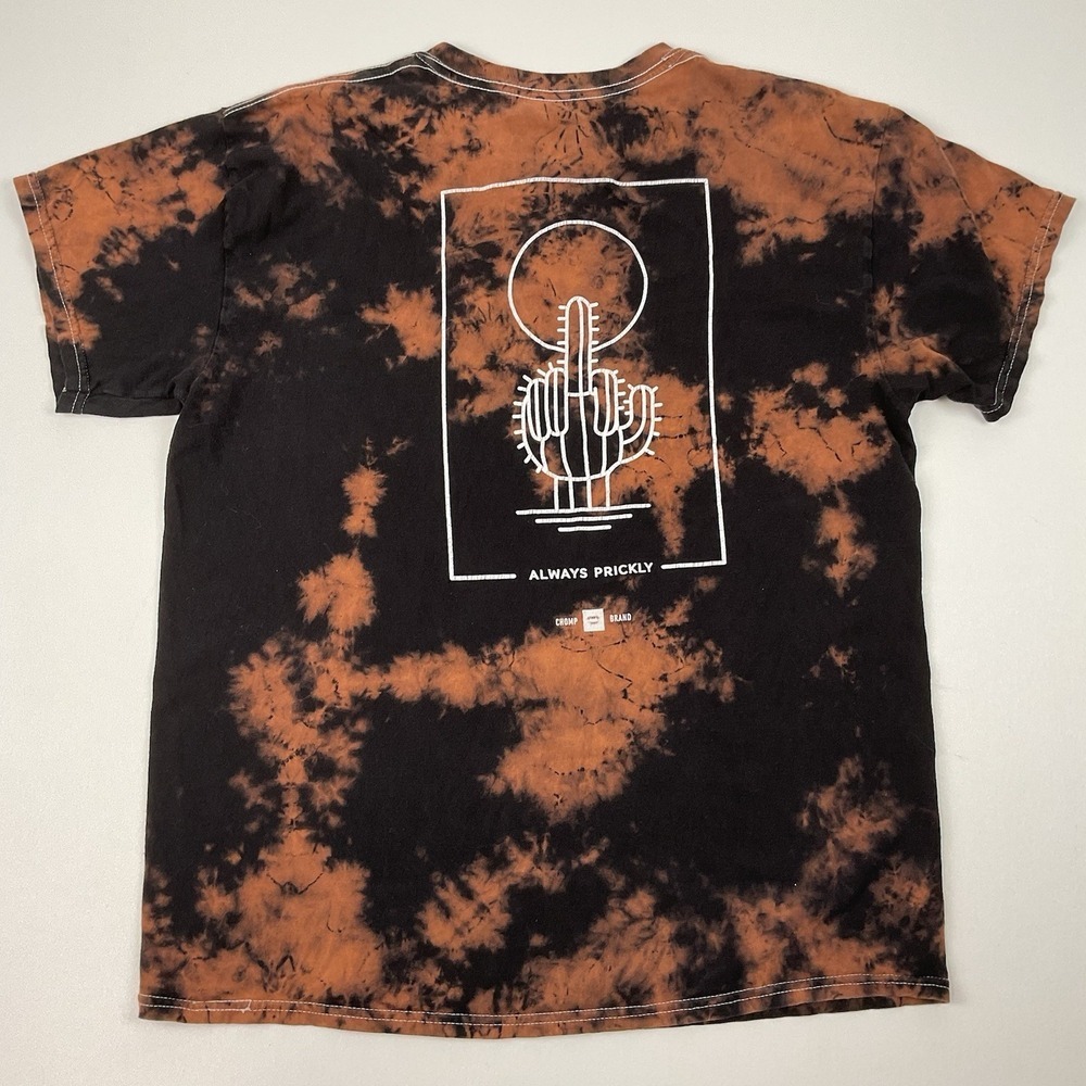 Chomp Always‎ Prickly Tie Dye Tee Mens L Grunge Cactus Streetwear T-Shirt